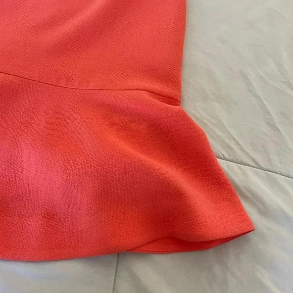 Trina Turk embellished coral ruffle mini dress - Picture 5 of 10